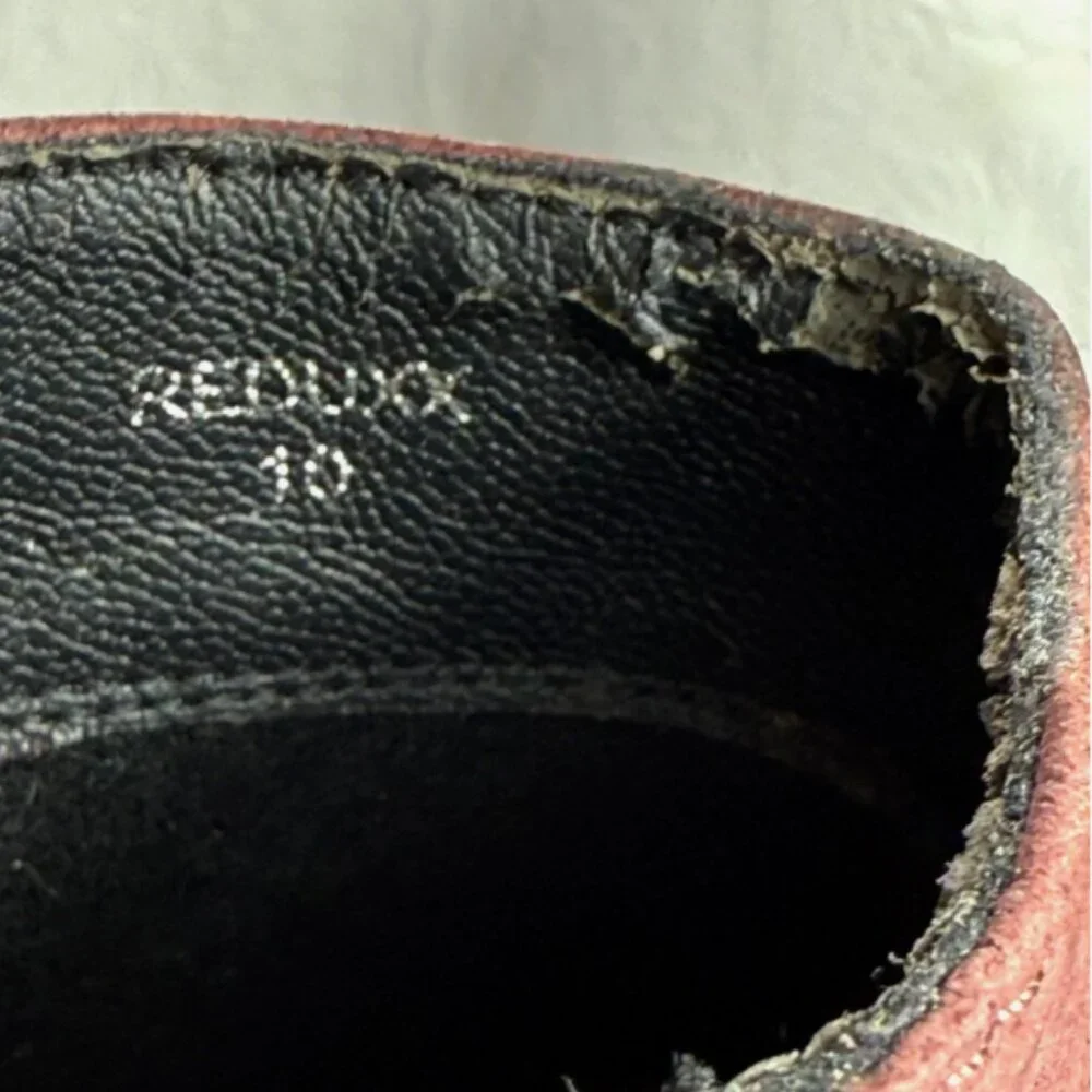 Steve Madden Reduxx Women’s Boots 10 Wine Red Leather‎ Vintage Style Never Worn
